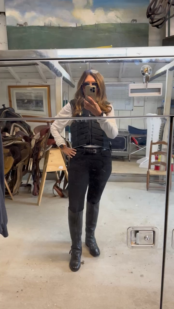 #ootd equestrian style!

Just loving my new tights, chaps, boots and vest ✨🐎 perfect for my weekly horseback riding lesson!

This is my favorite go-to for getting outside and relieving stress! 

#LTKEquestrian #LTKFashion 

#LTKover40 #LTKstyletip