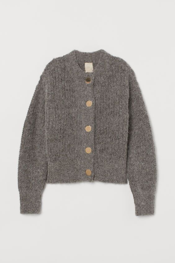 Chunky-knit wool cardigan | H&M (UK, MY, IN, SG, PH, TW, HK)