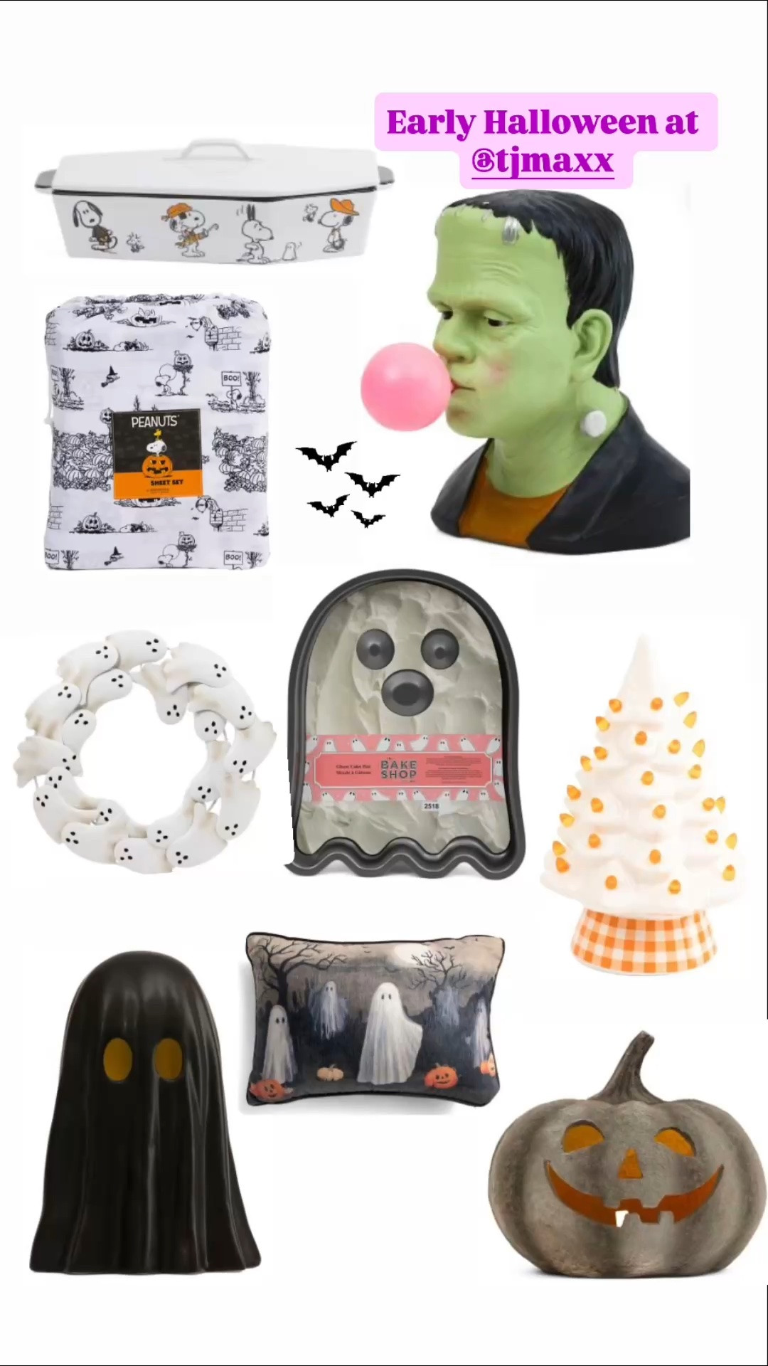 Early Halloween @tjmaxx 👻 #halloweendecor #ghostpan #ghostpillow #frankenstein

#LTKSeasonal #LTKHome