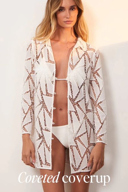Swim must have. A coverup so stylish you don't just wear it to the pool. 

Swim styles, Summer style, swim coverup, poolside, fashion finds, over 40 style, beach outfit, swimwear finds

#LTKSeasonal #LTKstyletip #LTKswim