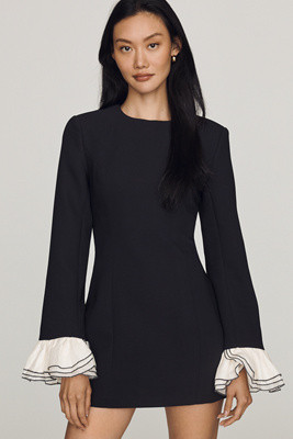 Endless Rose Ruffled Cuff Mini Dress | Anthropologie (US)