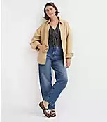 High Rise Barrel Jeans in Authentic Vintage Mid Wash | LOFT