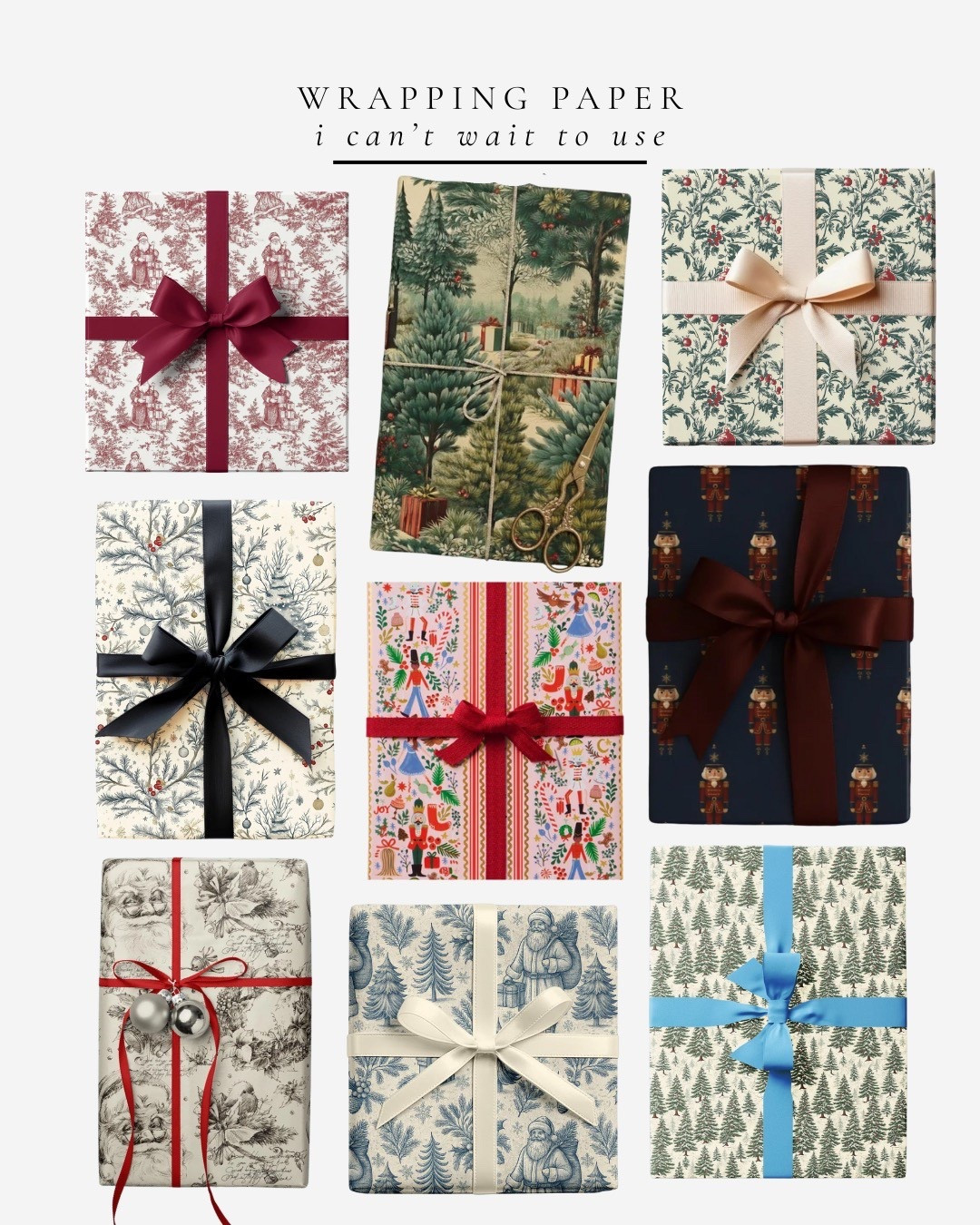 The prettiest wrapping paper! Order early for the best options 

#LTKFindsUnder100 #LTKSeasonal #LTKHoliday