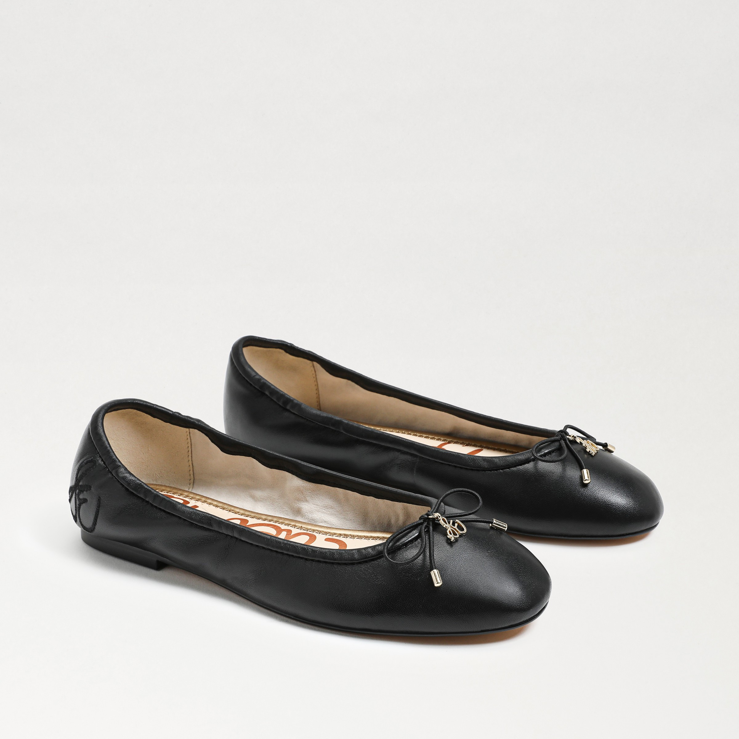 Sam Edelman Felicia Ballet Flat Black Leather 9.5 | Sam Edelman