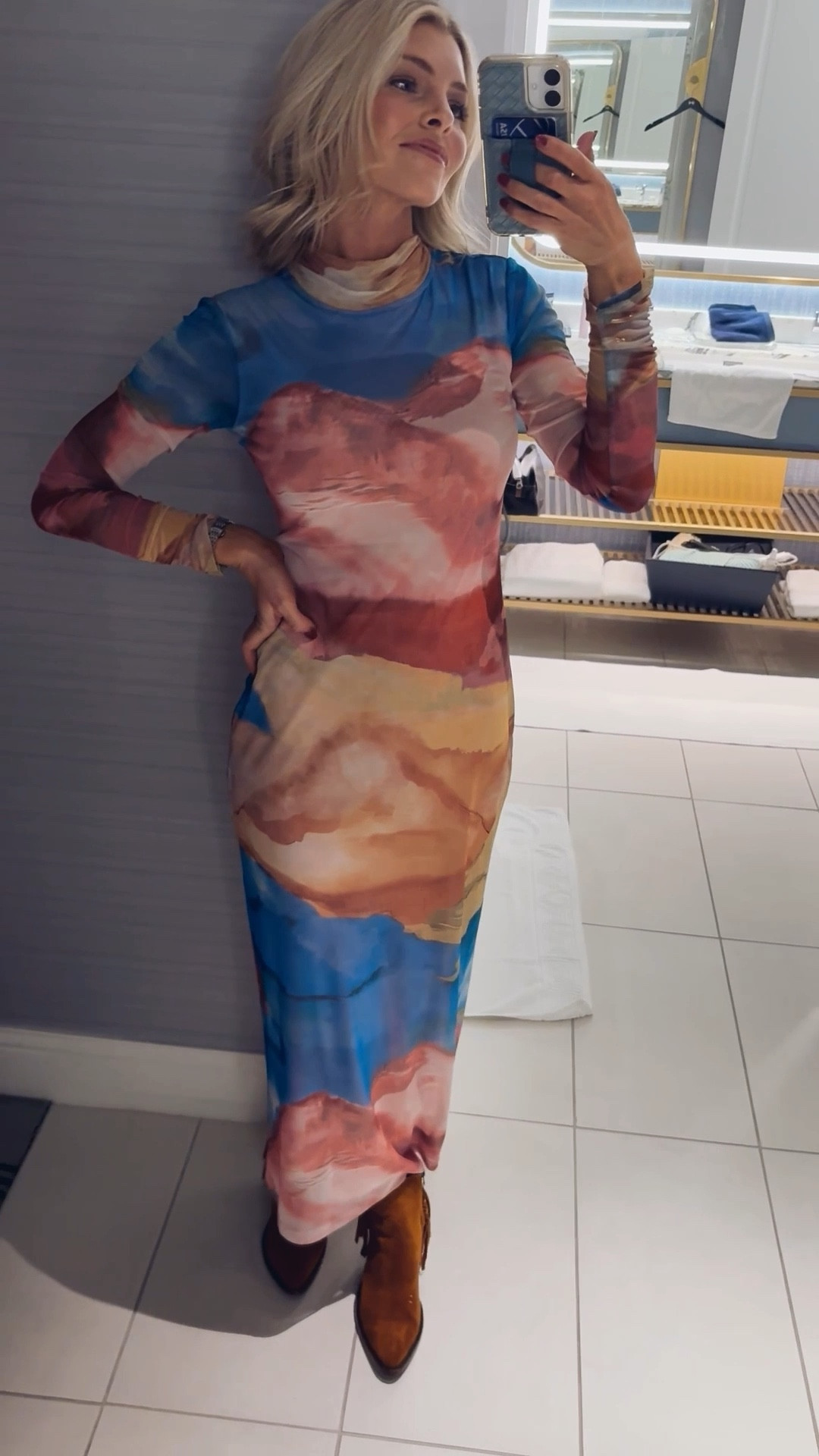 such a fun dress for NFR in Vegas this week. Wearing XXS petite and I’m 5’1 for reference 

#LTKPetite