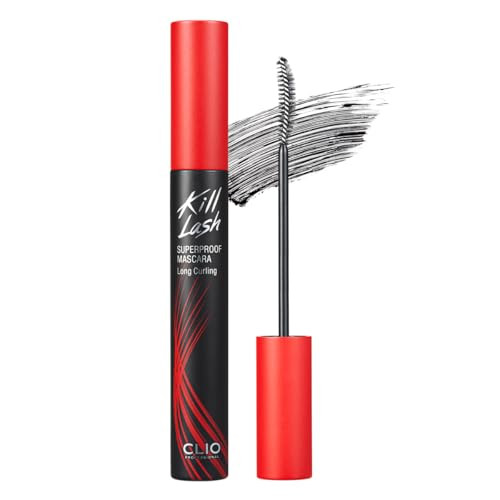 CLIO Kill Lash Superproof Mascara, Waterproof Mascara Black, Lengthening & Lifting for Defined Eyelash, Long-Lasting, Clump & Smudge-Free, for Sensitive Eyes, Korean Makeup Beauty (001 Long Curling) | Amazon (US)