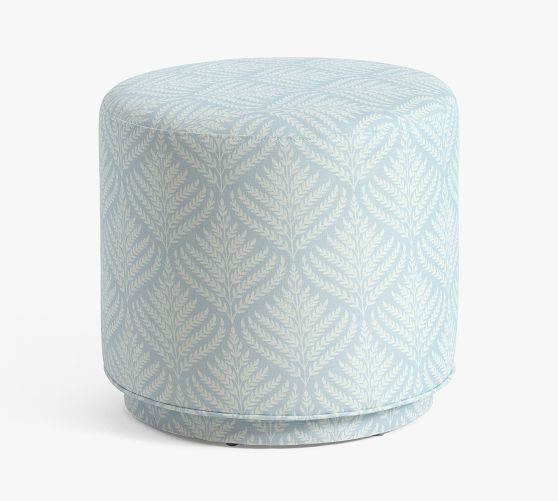 Kravet Upholstered Swivel Stool | Pottery Barn (US)