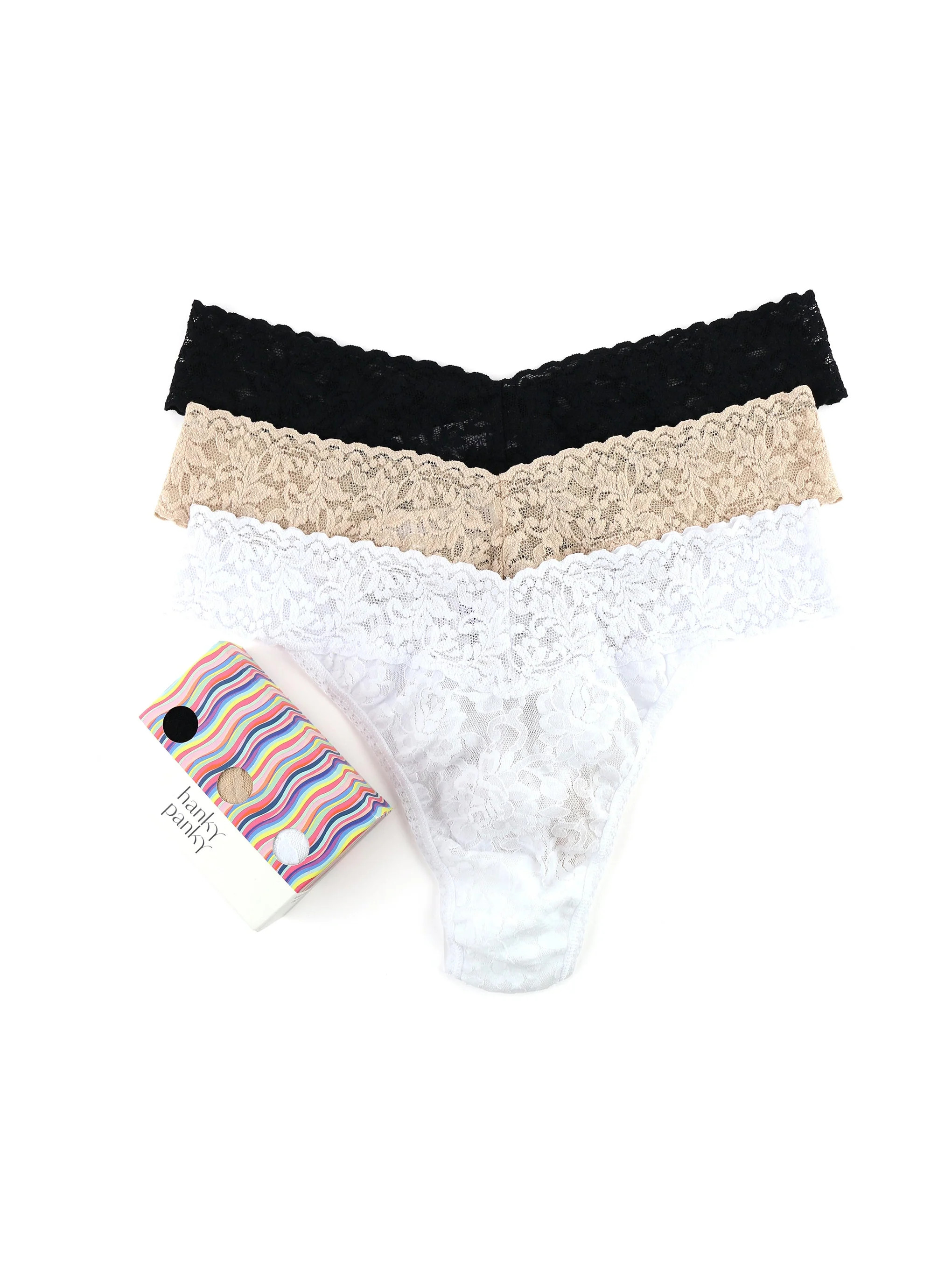 3 Pack Original Rise Thongs | Hanky Panky