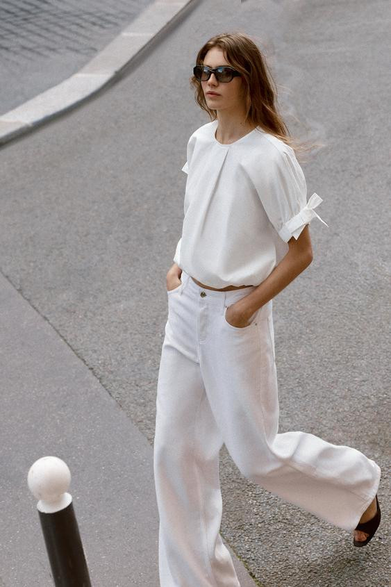 TIED BALLOON TOP | Zara US