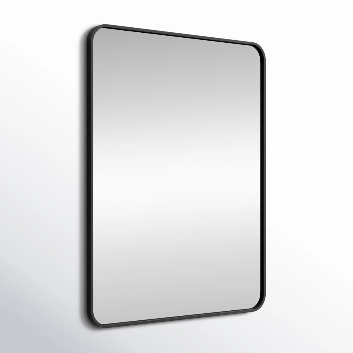 Sabine Metal Rounded Rectangle Wall Mirror | Wayfair North America