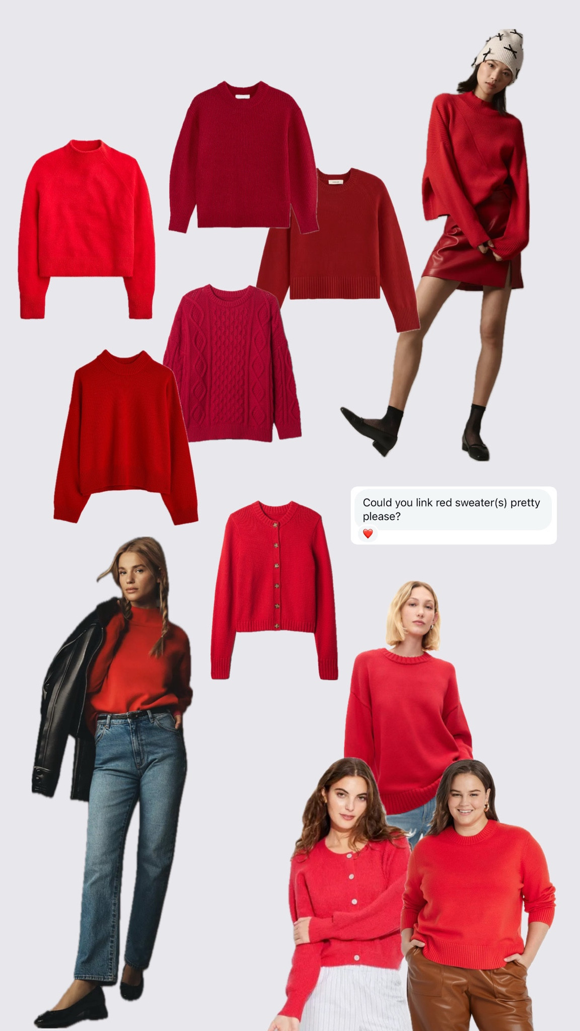 Red Sweaters ❤️

#LTKStyleTip #LTKSeasonal #LTKFindsUnder50