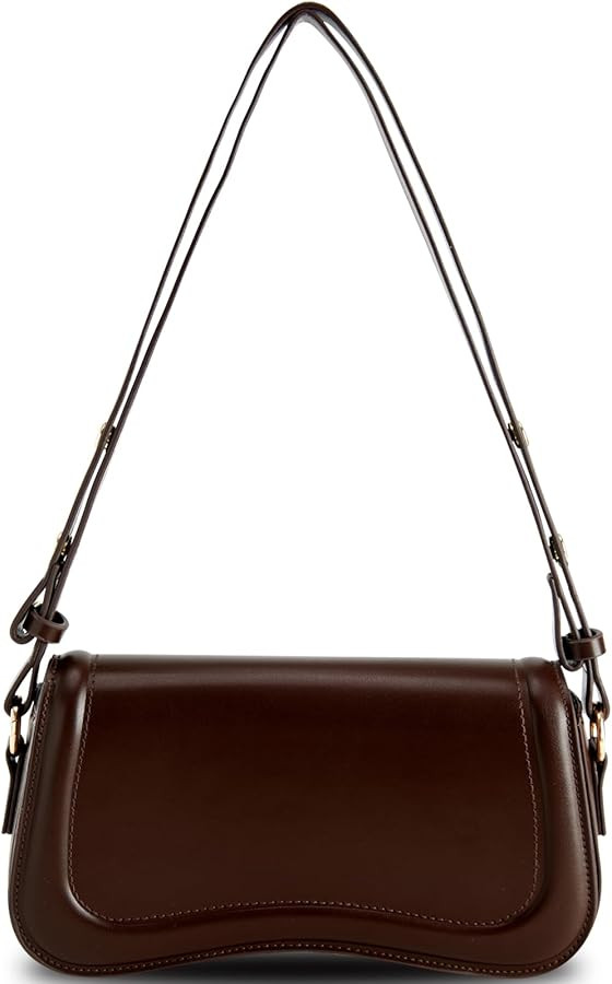 Small Shoulder Bag for women,Crossbody Purses,Leather Tote Handbag Clutch Hobo Purse,with Zipper ... | Amazon (US)