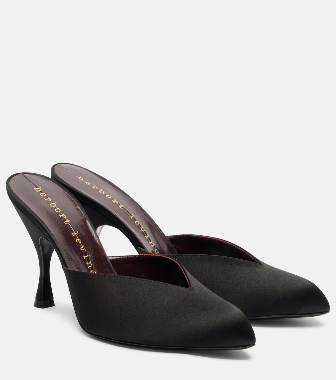 Sitting Pretty satin mules | Mytheresa (US/CA)