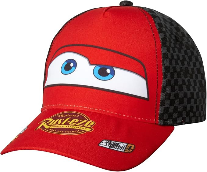 Disney Pixar Boys’ Cars Lightning McQueen Hat - Piston Cup Baseball Cap (Toddler/Boy) | Amazon (US)