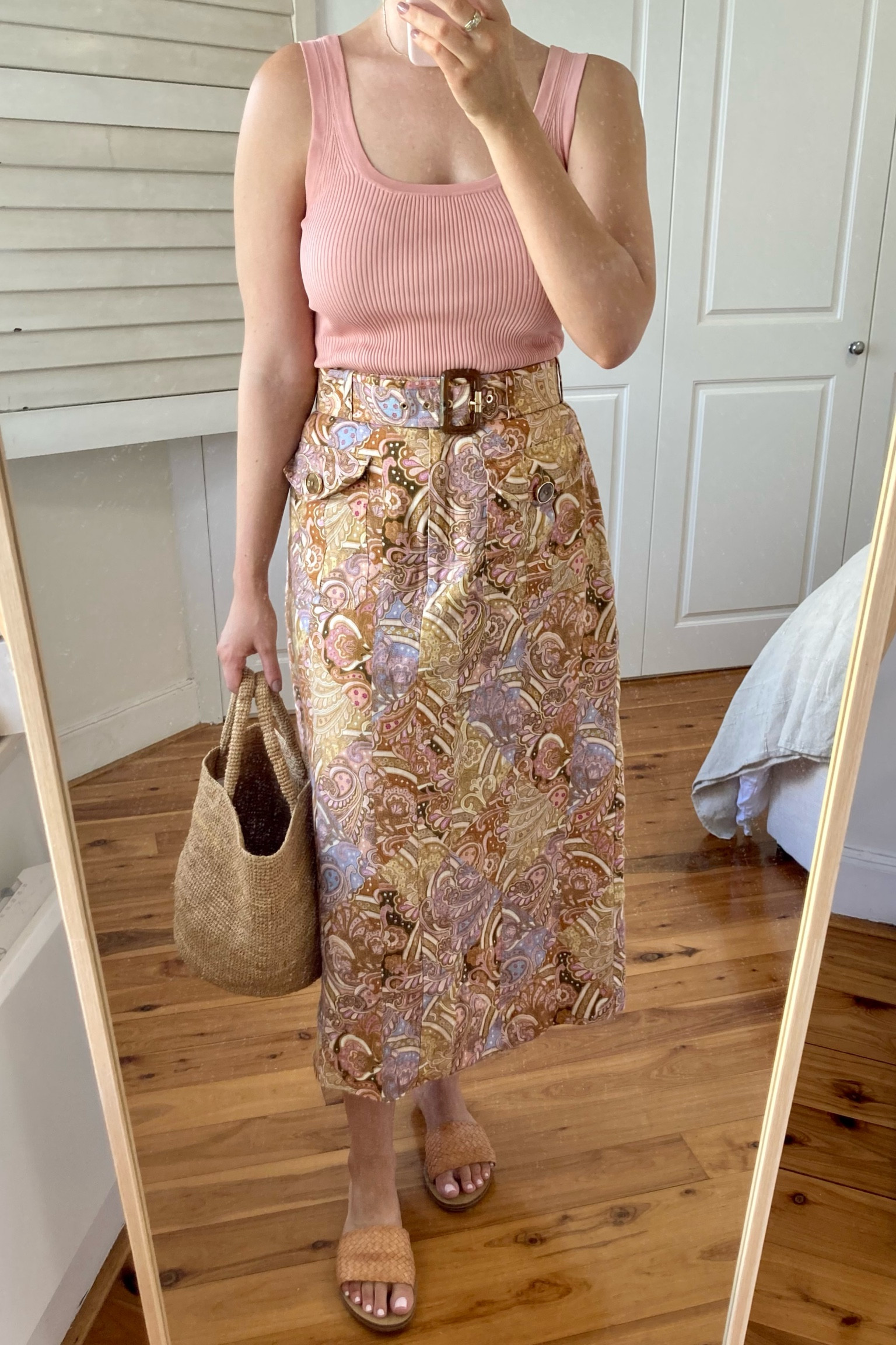 Go-to summer outfit. Linen skirt, cami and sandals. All previous season pieces but this Zimmermann camisole is a favourite - very flattering. Linked another colour below. 

#LTKSeasonal #LTKaustralia #LTKstyletip