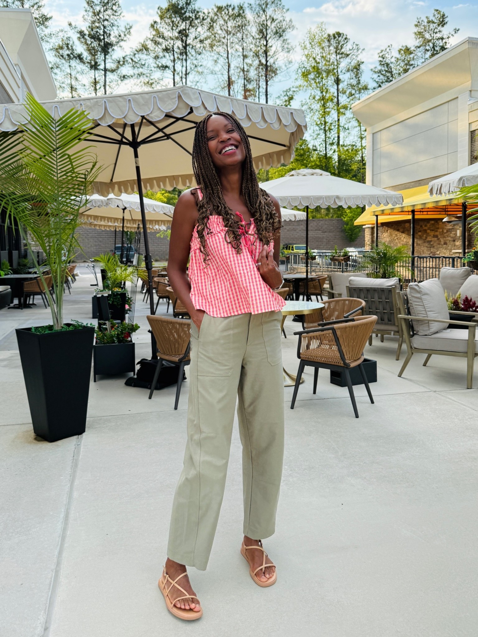 OOTD! Found this cute tank on amazon for $14! Pants come in tall and petite, lots of colors, and they’re on sale!

#LTKOver40 #LTKSaleAlert #LTKTall