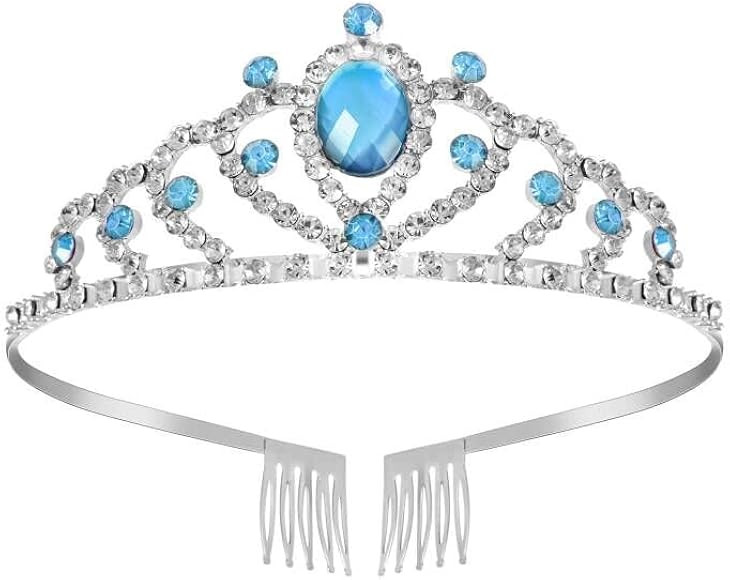Girls' Headband Tiara Rhinestone Light Princess Costume Crown Crystal Wedding Bride Bridesmaid Bi... | Amazon (DE)