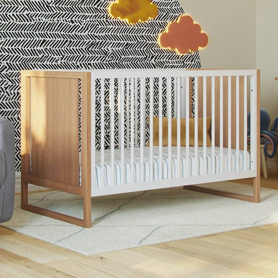 Nurture& The Crib - Baby, Toddler Convertible Crib | Sustainable Non-Toxic Materials | 3 Adjustab... | Amazon (US)