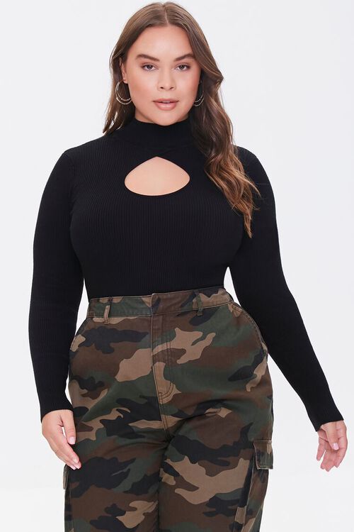 Plus Size Cutout Sweater | Forever 21 (US)