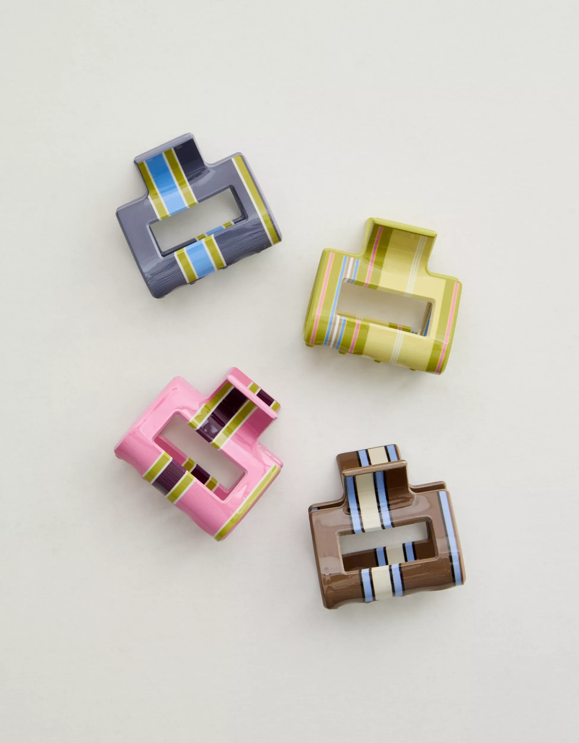 Aerie Square Hair Clip 4-Pack | Aerie