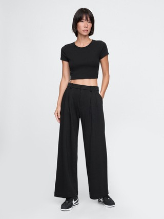 365 High Rise French Terry Sweatpant Trousers | Gap (US)