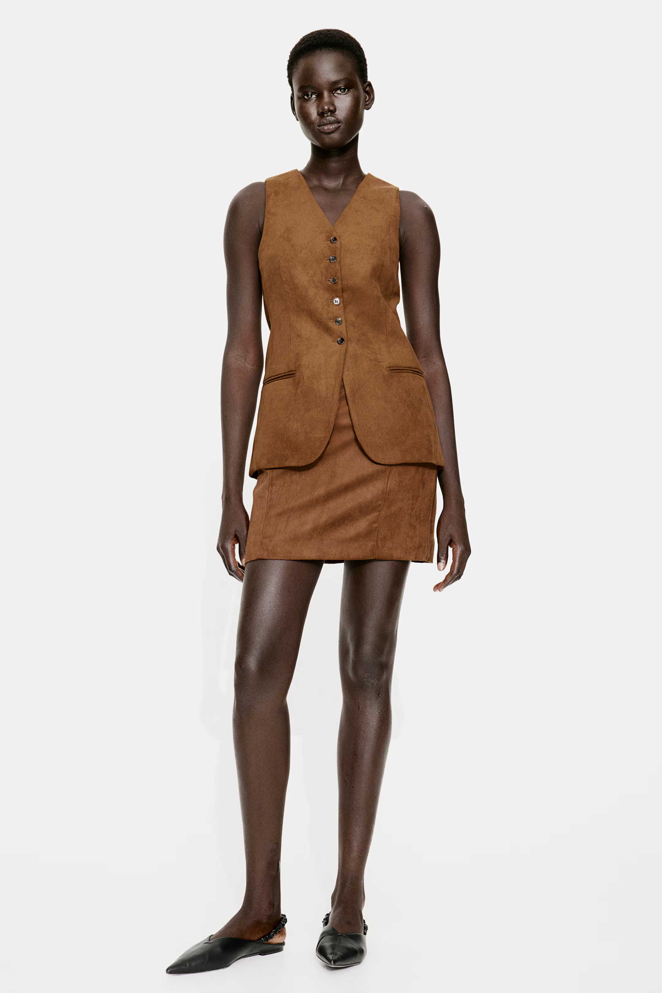 Linen-blend suit waistcoat | H&M (UK, MY, IN, SG, PH, TW, HK)