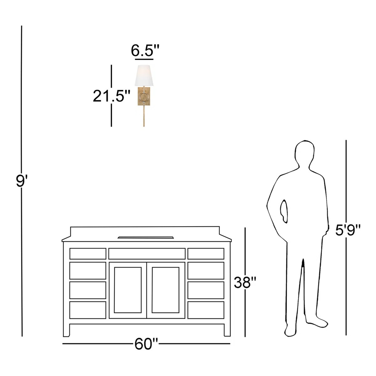 Michaeline Dimmable Bath Sconce | Wayfair North America