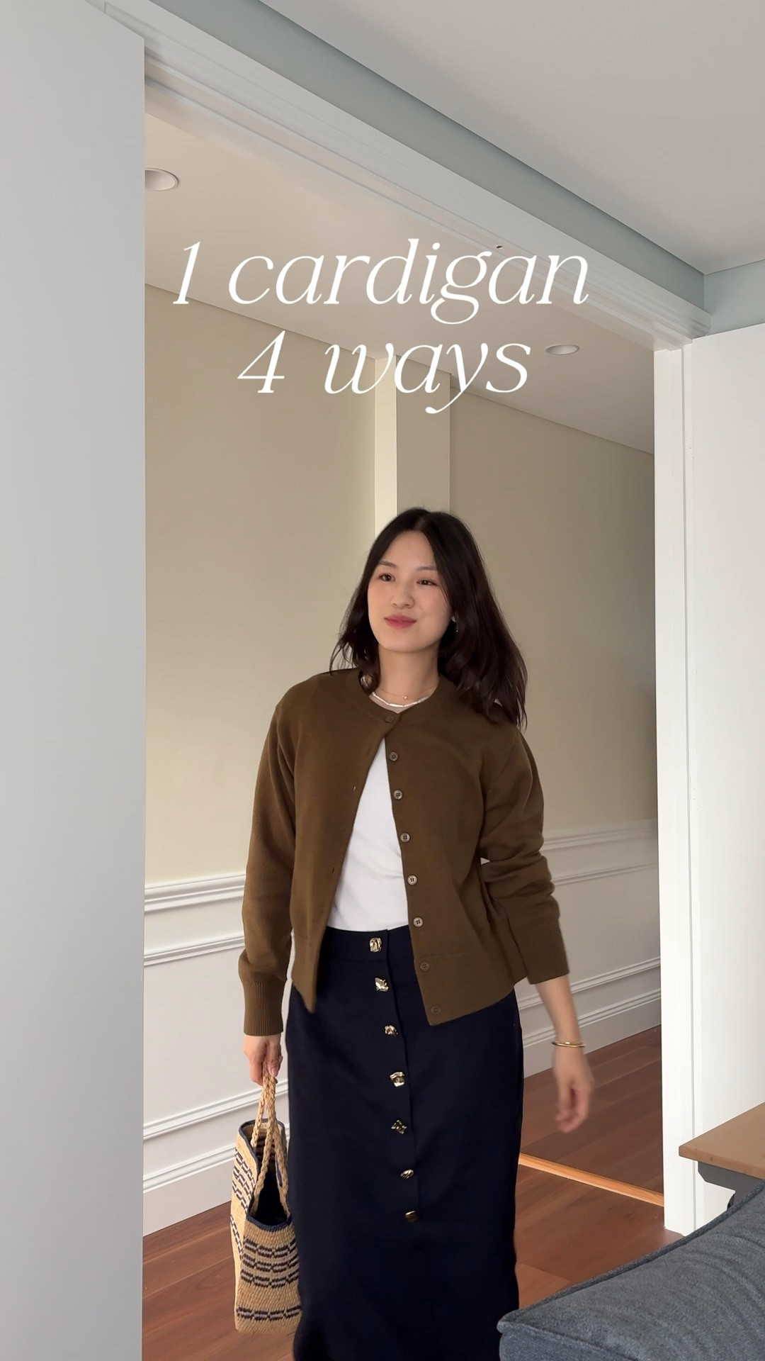 Cardigan, 4 ways 🤍
Wearing size XS (true to size)
