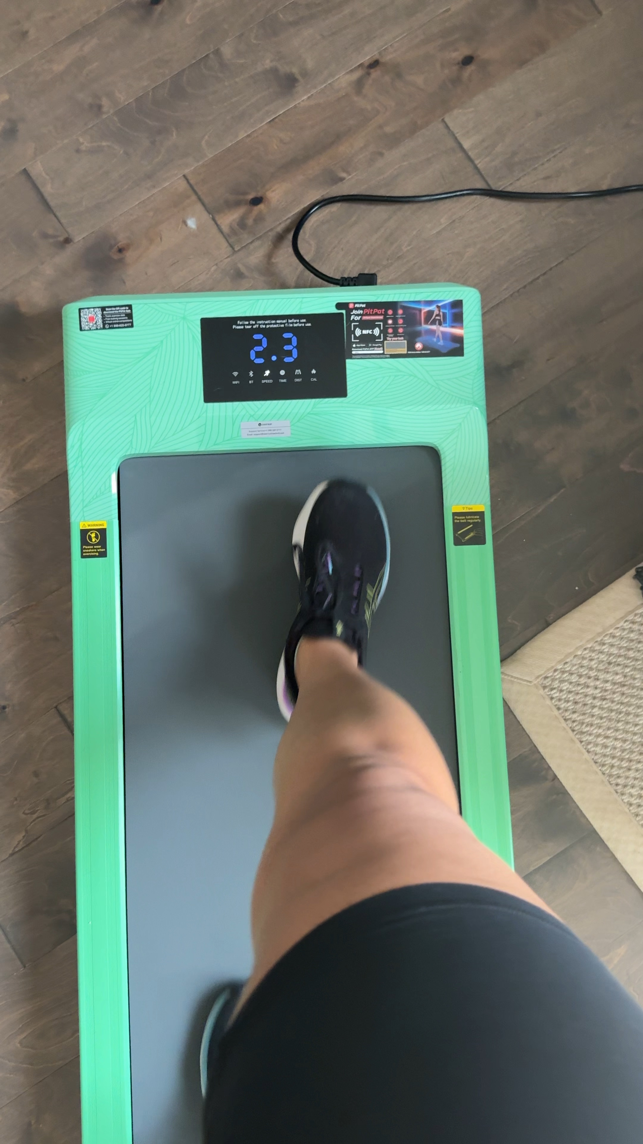 Day 10 of 31 #keepitmoving 

30 min walk
This is my second day with the walking pad. Definitely convenient but it can be dangerous. It doesn’t have a bar for balance so if you clumsy like me you may not like this. I still prefer walking outside or on the treadmill at the gym but this is still nice to have on hand if you want something that is easy to put away and get your steps in.

#LTKFitness #LTKVideo #LTKActive