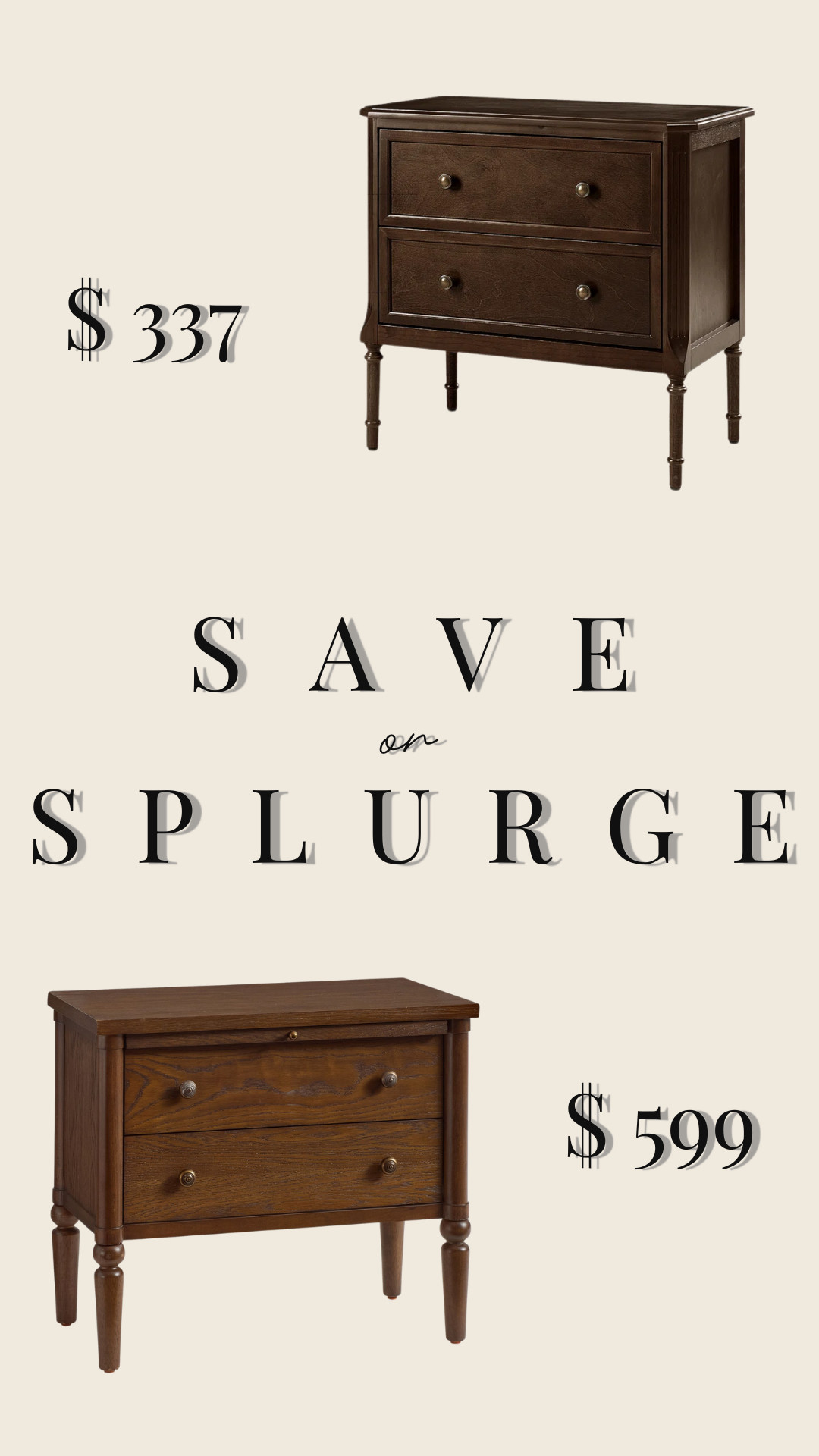 Save or Splurge on these gorgeous nightstands!

furniture, home decor, interior design #Wayfair #PotteryBarn 

 #LTKHome #LTKSaleAlert