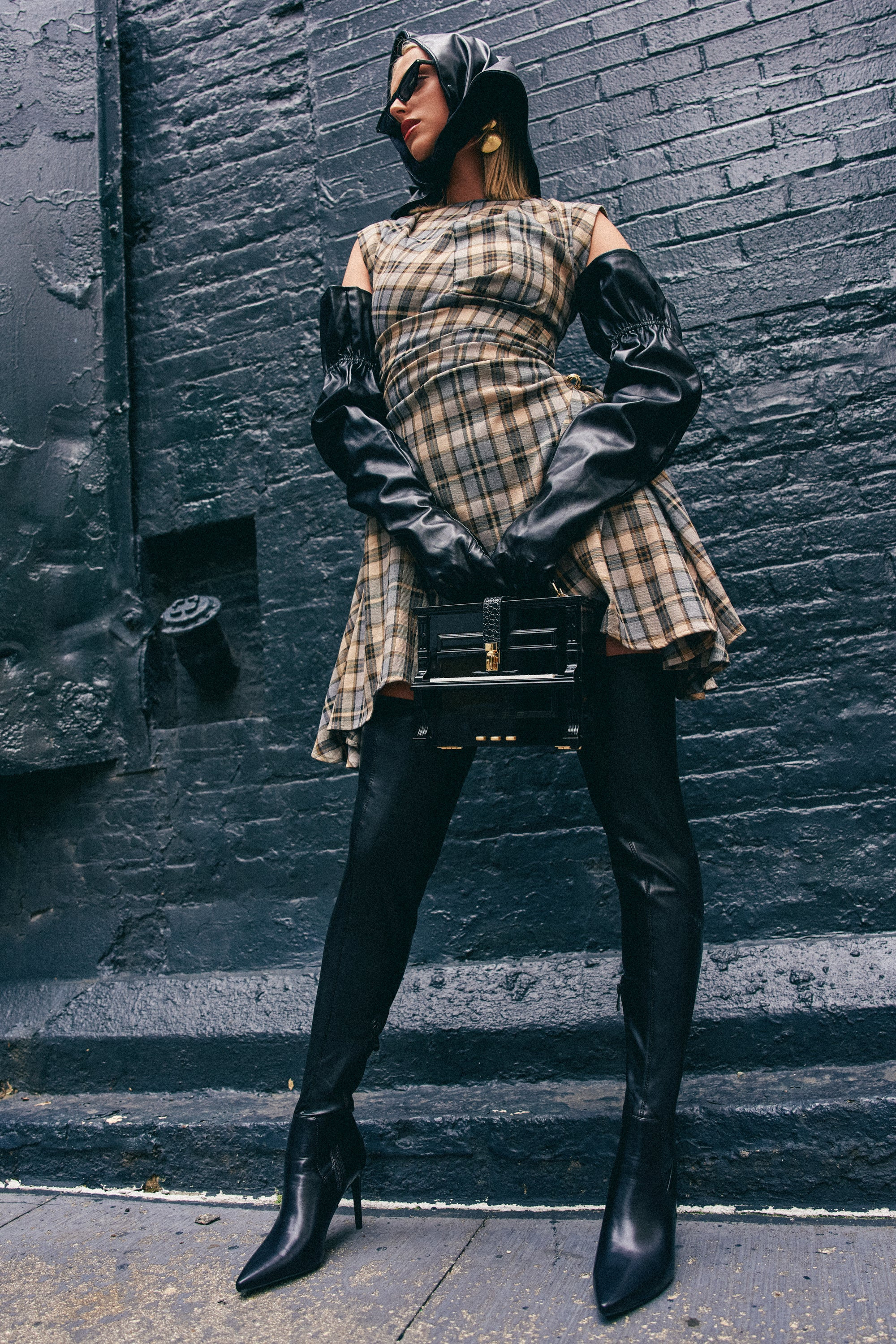 Plaid Flannel Fit & Flare Mini Dress | AKIRA | AKIRA