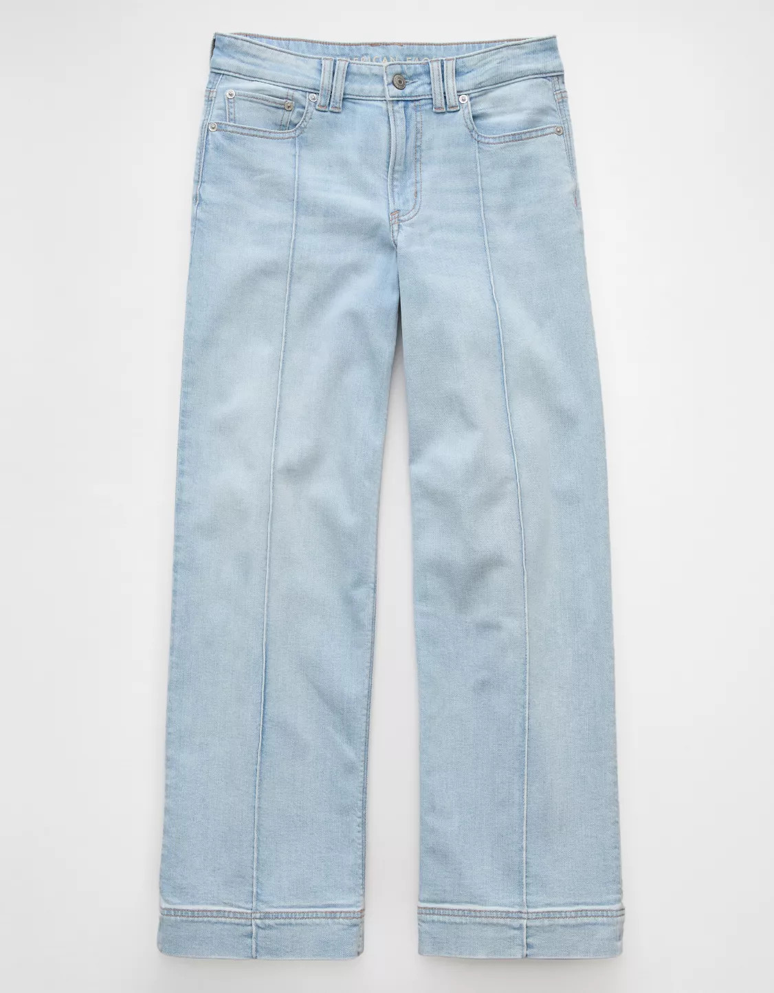 AE Dreamy Drape Stretch Low-Rise Baggy Wide-Leg Jean | American Eagle Outfitters (US & CA)