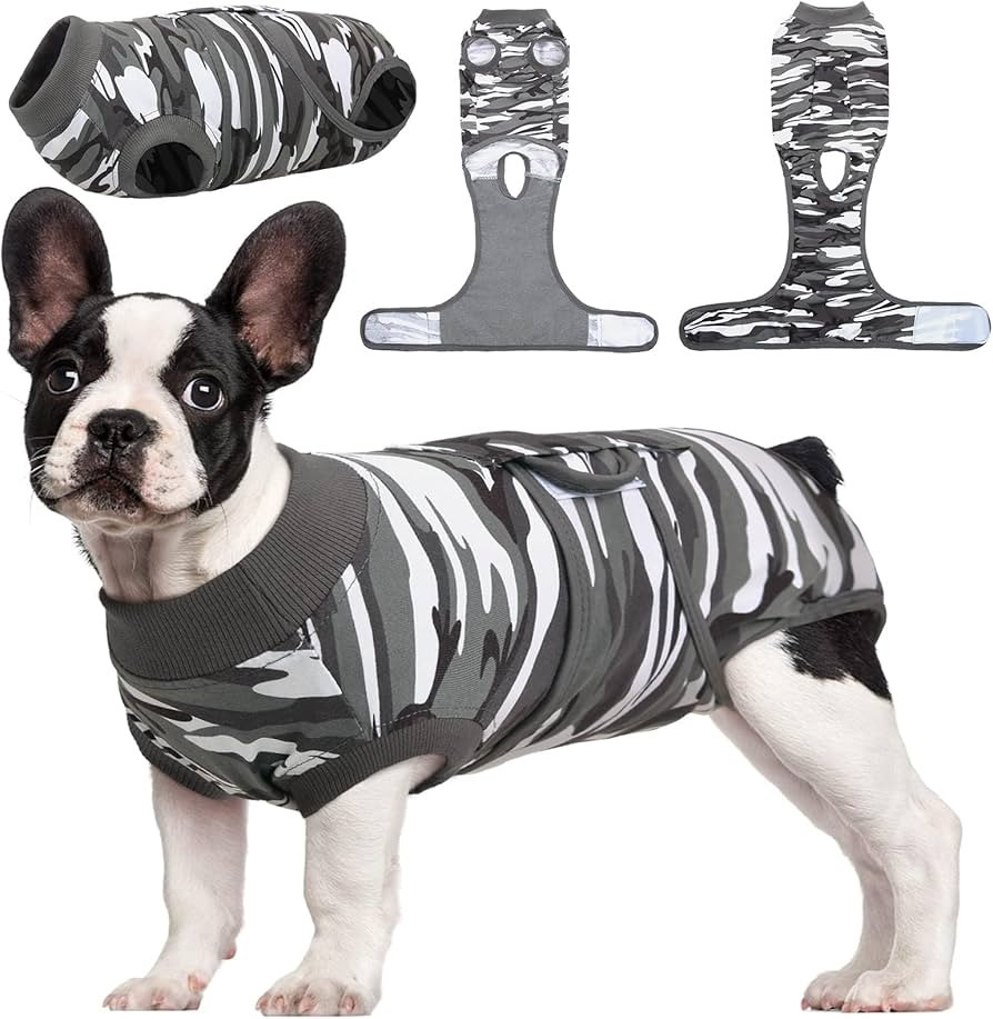 Kuoser Recovery Suit for Dogs Cats After Surgery, Professional Pet Recovery Shirt Dog Abdominal W... | Amazon (US)