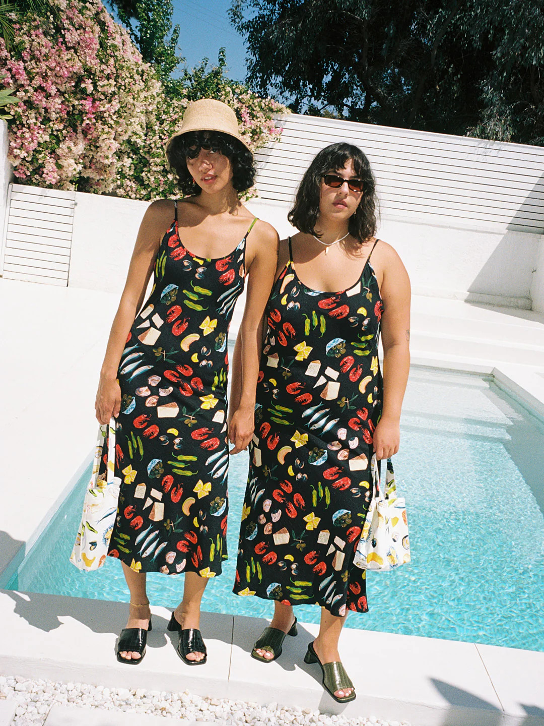 Sofia Slip Dress - Tapas Black | Lisa Says Gah