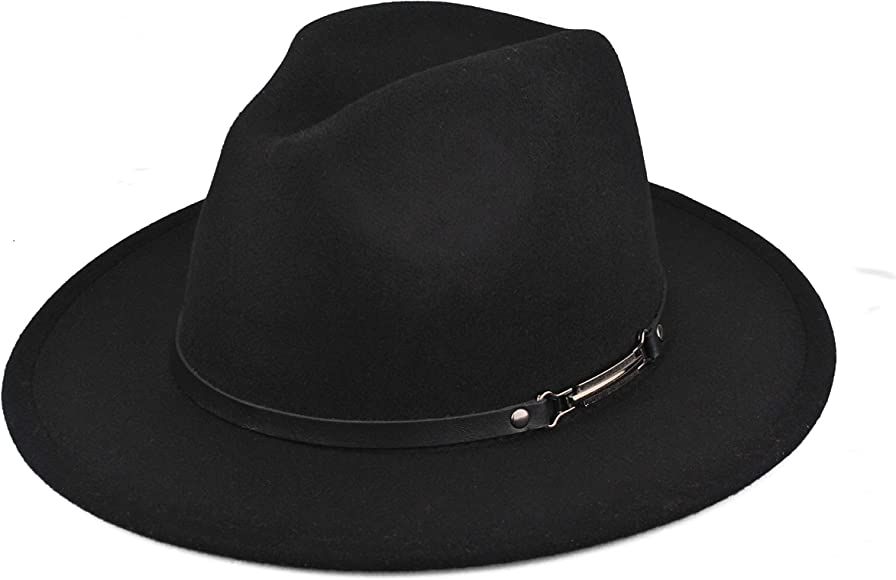 EINSKEY Fedora Hats with Belt Buckle Unisex Wide Brim Cotton Panama Trilby Hat | Amazon (CA)