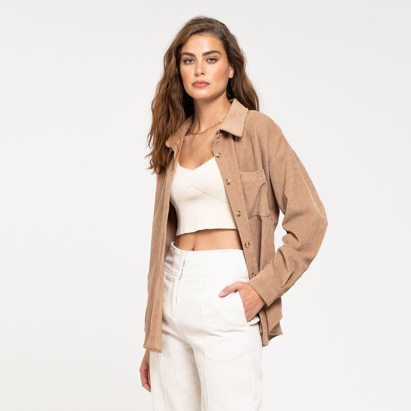 August Sky Women's Corduroy Lightweight Jacket | Target