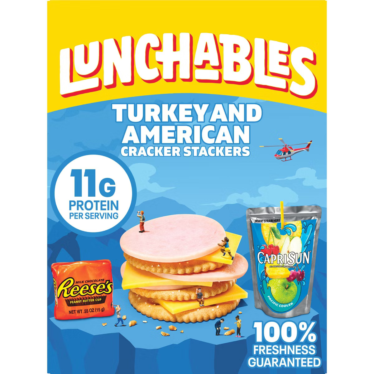 Lunchables Turkey & American Cheese Cracker Stackers - 8.9oz | Target