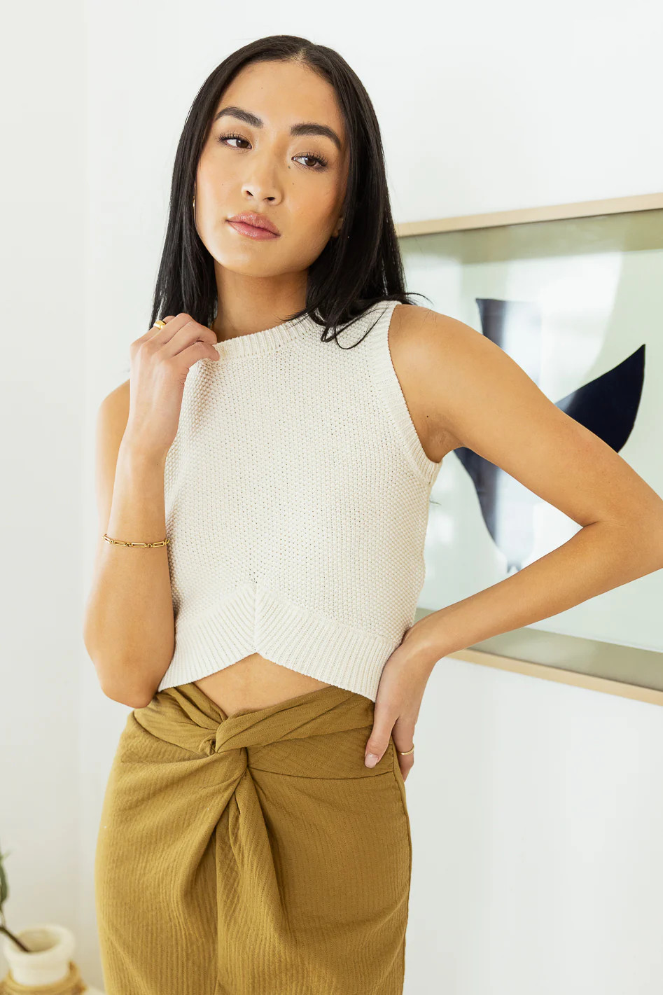 Alani Knitted Vest | Böhme US