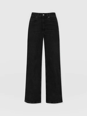 Wide Leg Jean - Black | Saint + Sofia (US)