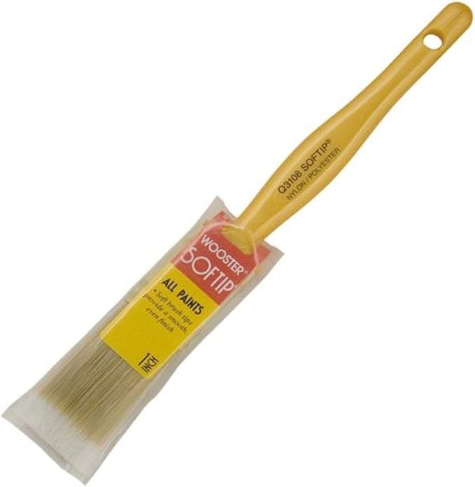 Wooster Brush Q3108-1 Softip Paintbrush, 1-Inch, White | Amazon (US)