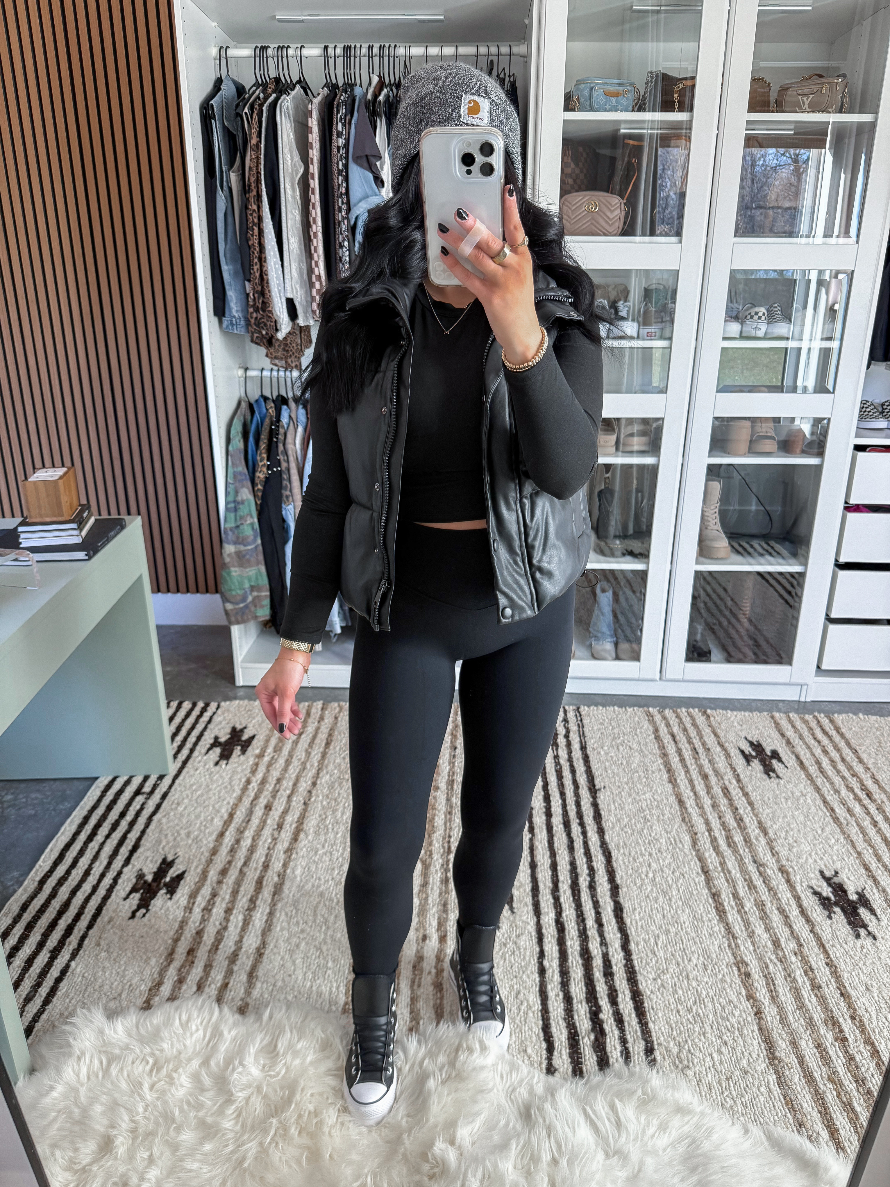 Top - small
Vest - small
Leggings - small
Bralette - medium

You can't go wrong with a super comfortable all black athleisure outfit 👏🏼 (it's also bump friendly of course!)

 

 

#LTKFindsUnder50 #LTKFindsUnder100 #LTKBump