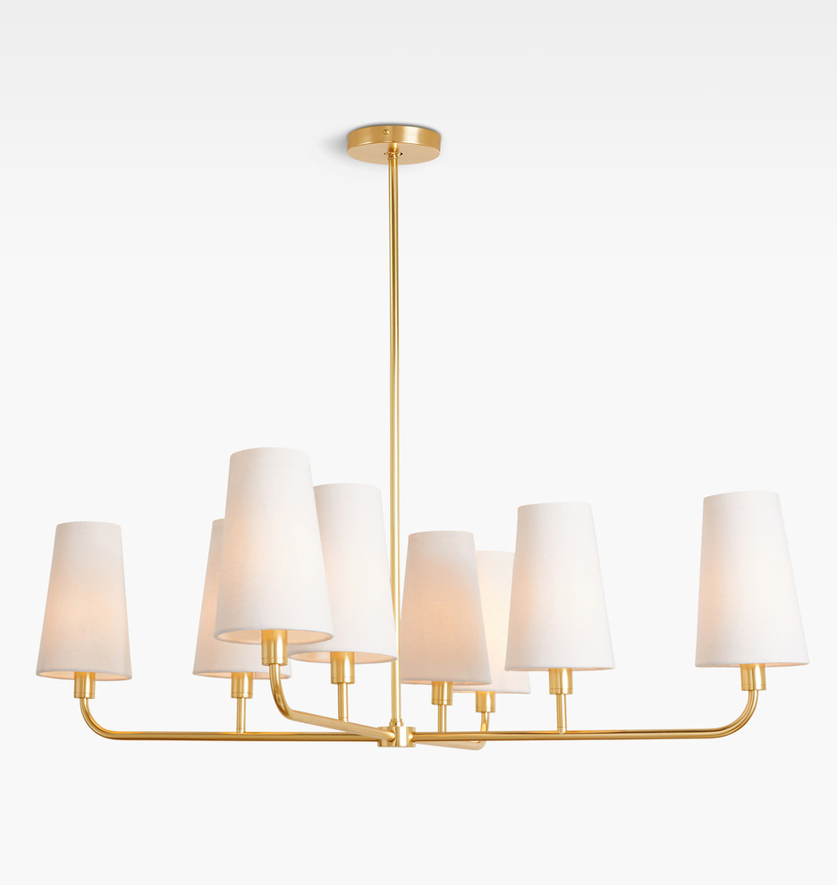 Ansel 8-Light Chandelier | Rejuvenation