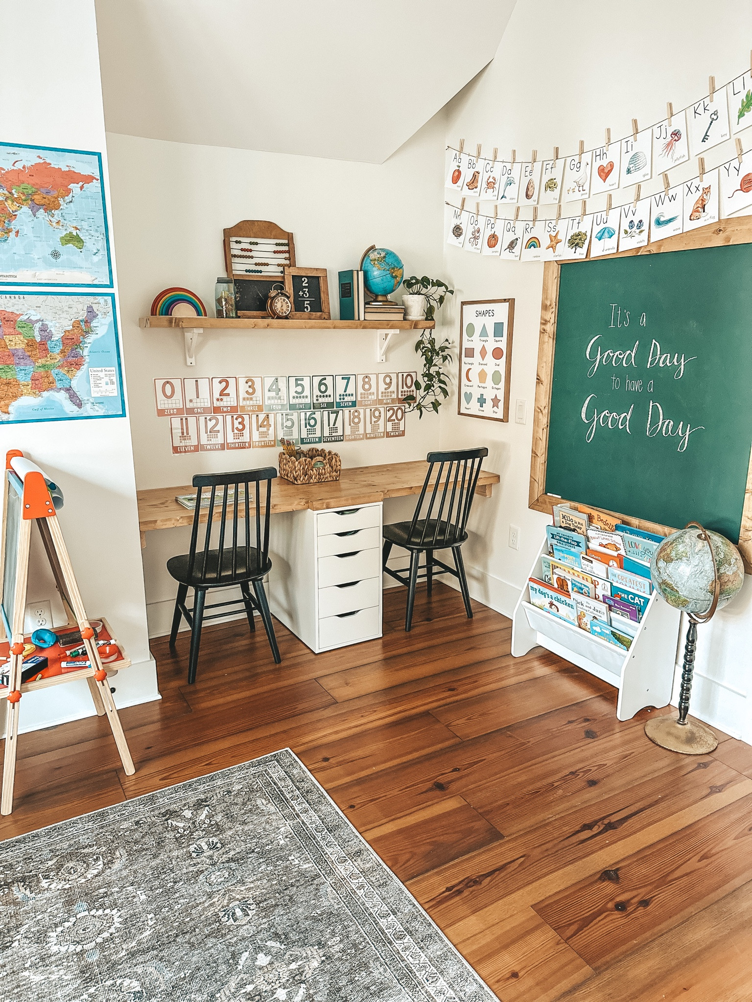 Vintage farmhouse playroom; homeschool room

#LTKfamily #LTKkids #LTKhome