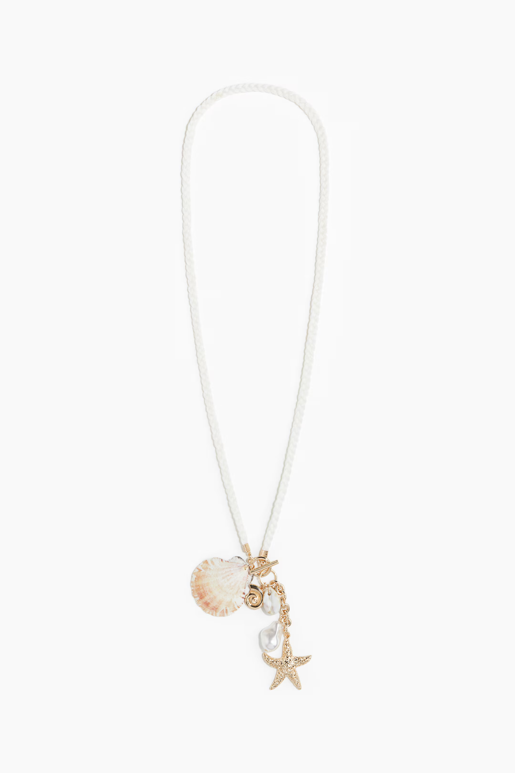 Gevlochten halssieraad met bedels | H&M (DE, AT, CH, NL, FI)