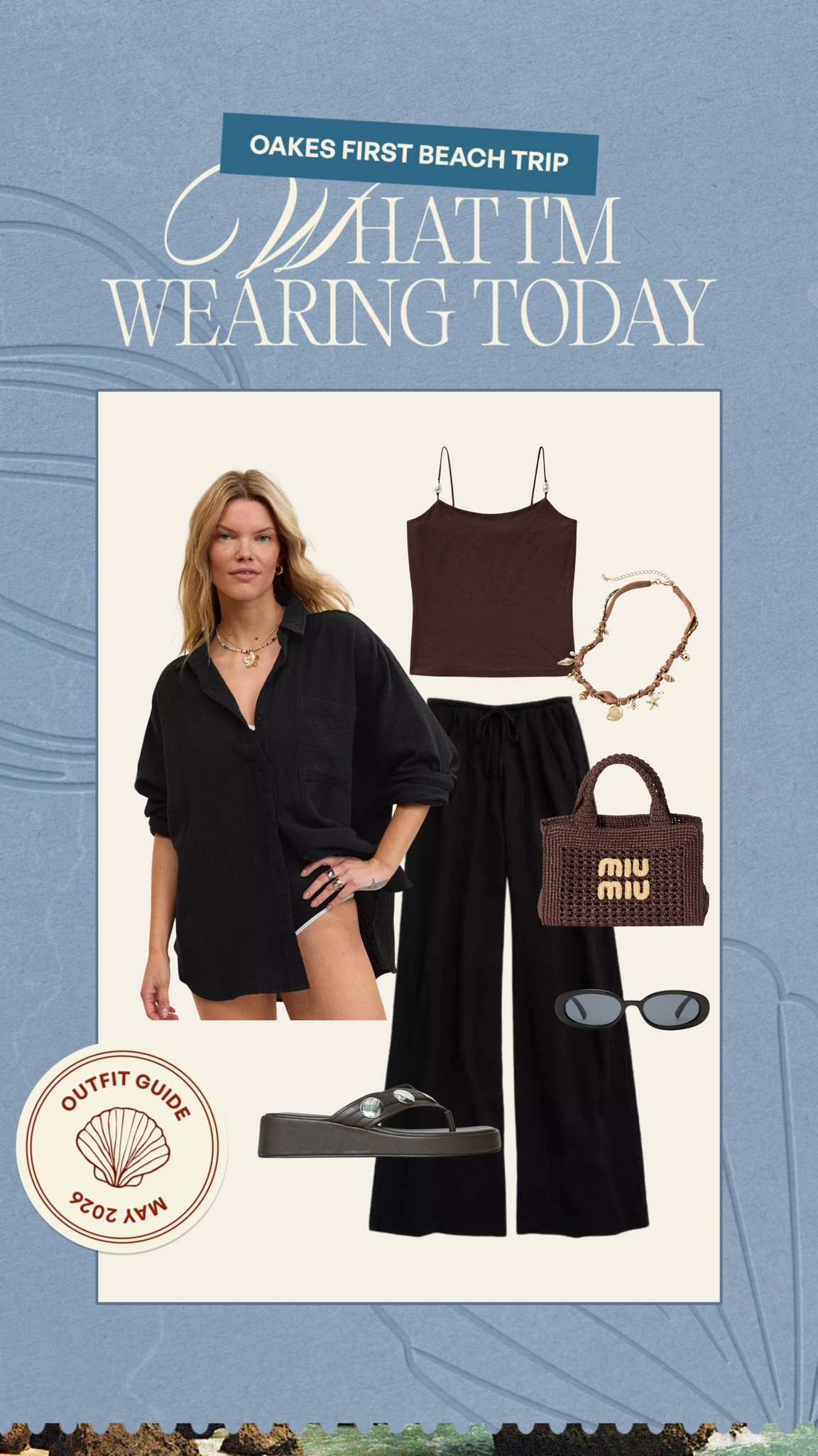 Comfy vacation outfit! @Aerie @Target 

Pants-XL
Button down- XL

#LTKSaleAlert #LTKTravel #LTKMidsize