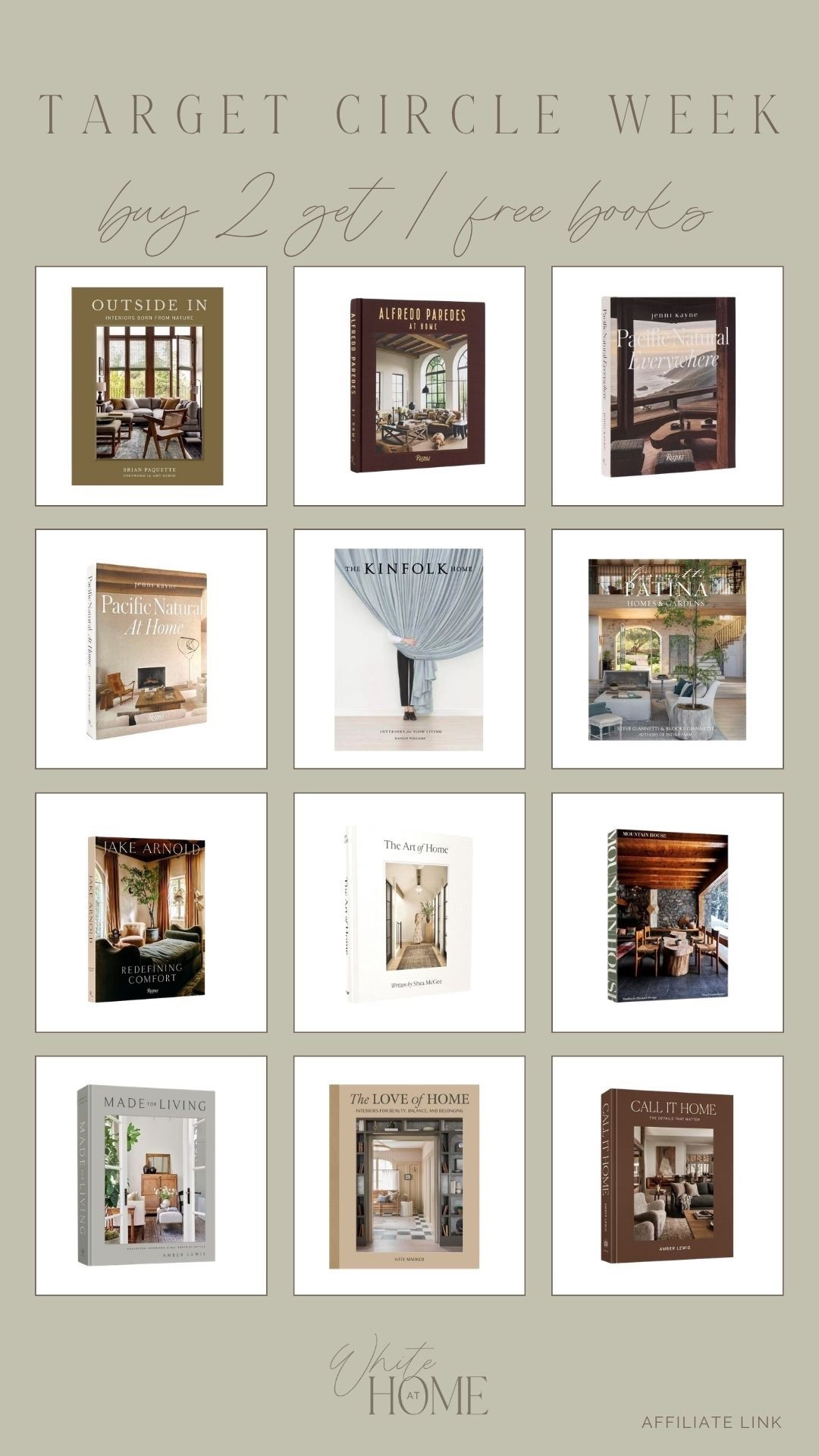 Target Circle Week is live! Buy 2 get 1 Free books right now. Coffee table books are the easiest and most affordable styling essential! You can never go wrong with more books. 

#LTKHome #LTKSaleAlert