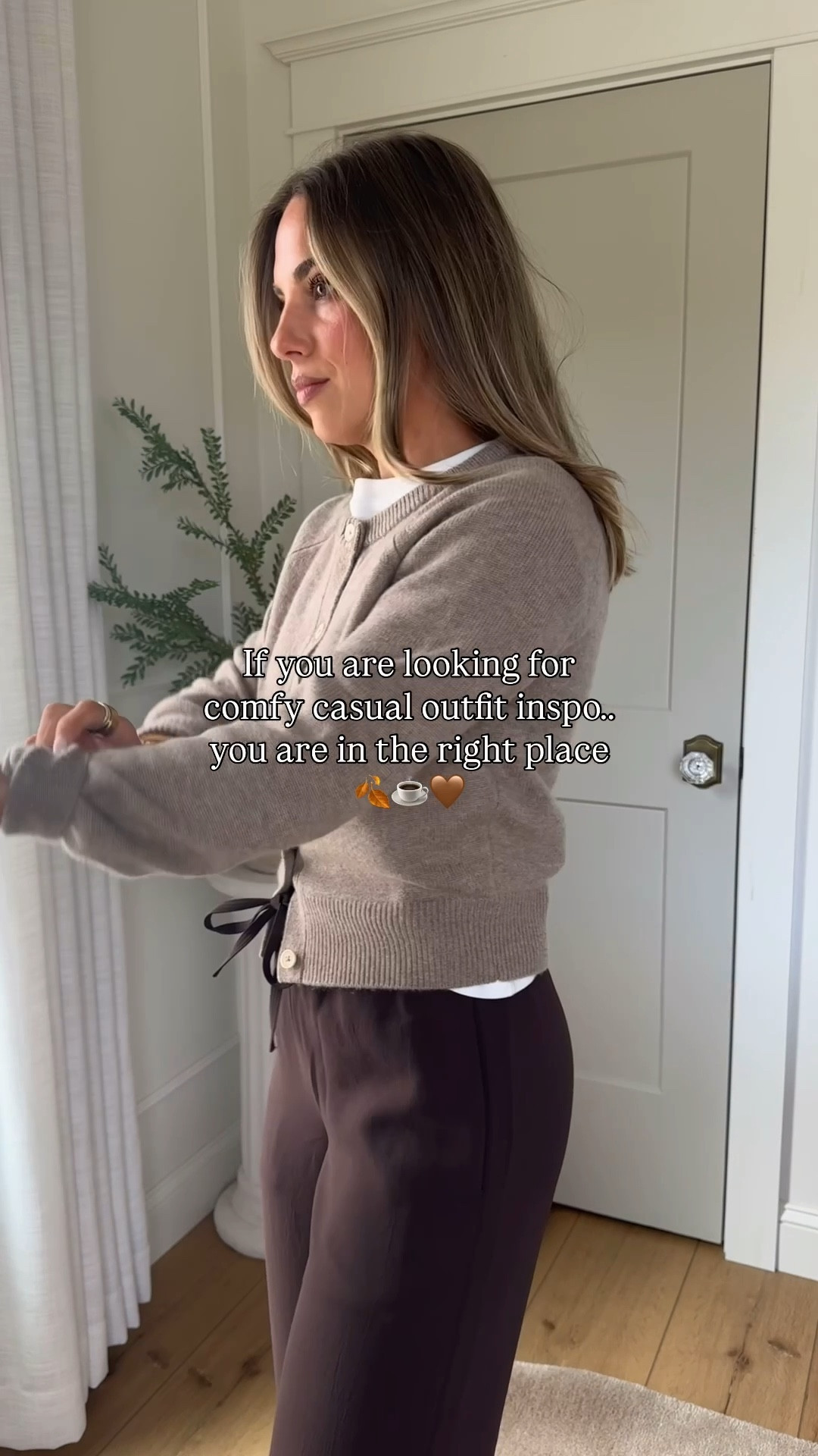 Comfy casual fit, perfect for an office day, running errands or even as an elevated travel fit! 

(Wearing size xs) 

#LTKTravel #LTKSeasonal #LTKStyleTip