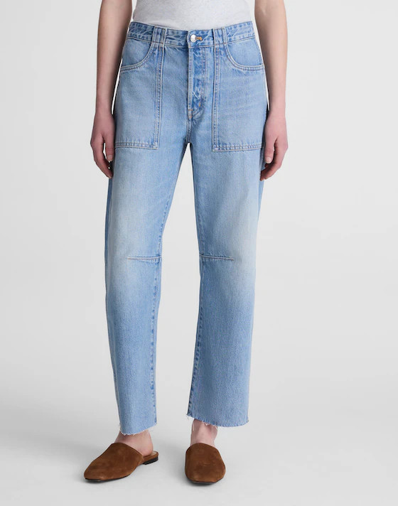 The Darted Barrel-Leg Jean | Madewell