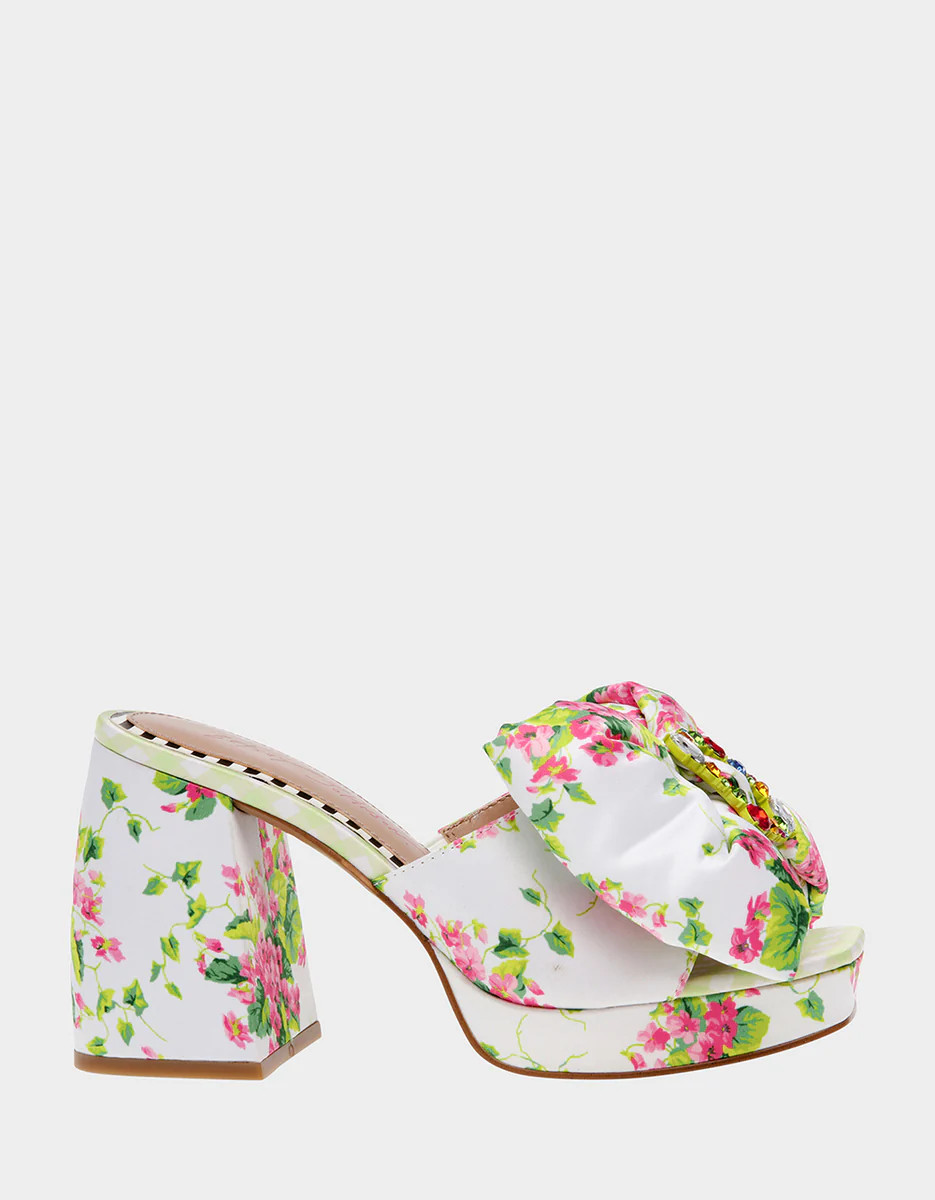 POSSIE WHITE MULTI | Betsey Johnson