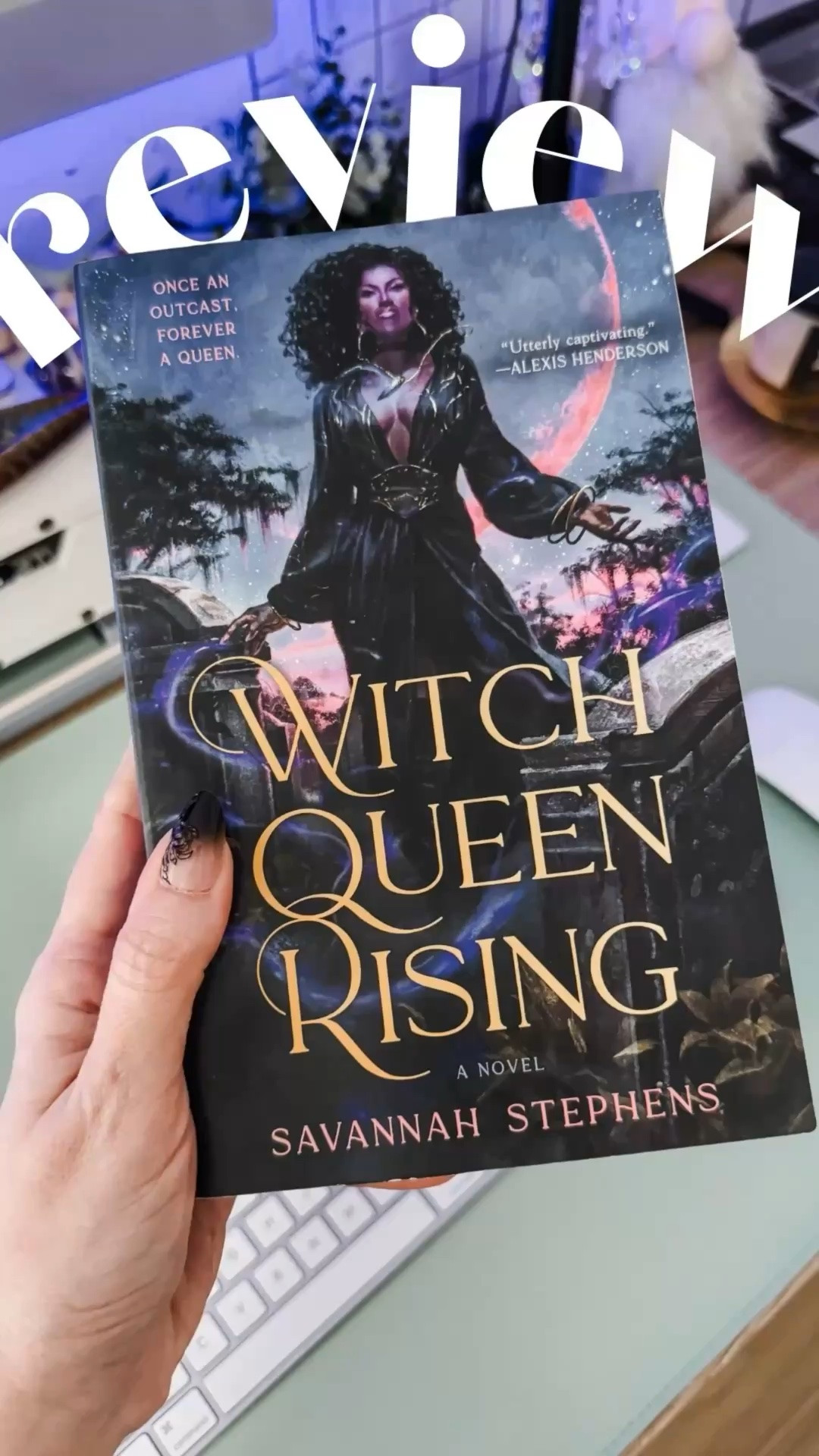 If Anne Rice raised you and the Mayfair Witches left a hole, this fills it. A power-siphoning witch called home to lead her dead mother's coven, with the werewolf she never got over waiting there. Five stars. Tap to grab Witch Queen Rising. 🔮

#LTKSeasonal #LTKOver40 #LTKselfcare
